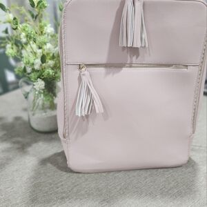 Hollis Pink with Gold Hardware Backpack